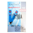 Easy Touch Blood Cholesterol Test Strip 1 Box  10 Strips  Easytouch-exp 12 2025