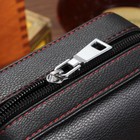 Black Cigar Case Portable Cedar Wood Leather Travel Humidor Box 4 Cigars Gift