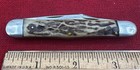 Vintage Unique Three Blade Montgomery Ward Powr-kraft Usa Quality Pocket Knife