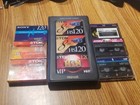 Hi8 8mm Camcorder Cassette Tapes Lot Of 6 New  2 Used  1 Guide Tape  1 Case