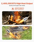Vevor Propane Weed Torch Burner Ice Snow Melter 2400000 Btu 10 Ft Hose Portable