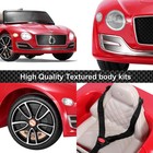 12v Electric Kids Ride On Car Bentley Licensed Battery Power Remote Control Red