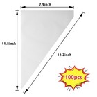 Piping Bags 100pcs 12 Inch Anti Burst Disposable Cake Decorating M  Whie 