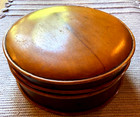 Antique 1870 Wooden Hat Box  12  By 6  Deep  Rounded W  Borders  Craftsmanship 