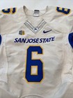 Game Worn Used Nike San Jose State Spartans Sjsu Football Jersey Small 8  6