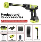Seese Cordless Pressure Washer 1000 Psi Portable Power Cleaner W  Battery Kit