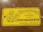 Hulman   Co Farmer s Pride Coffee Adv  Ephemera Tag Label Terre Haute In Unused