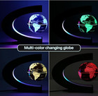 Gresus Multi-color Changing Magnetic Levitation Floating World Map Globe  Flo   