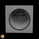 1963 Sitka Alaska Trade Token  925 Sterling Silver Damaged Flip -e606