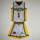 Wooter Apparel Youth Basketball Uniform Set Short Jersey Size Xs Master Sports