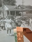 African American School rare Colored Students Square  Dancing
