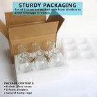 Bud Vases Set Of 6 Small Glass Vase For Flowers  Clear Vase Set For Wedding