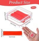 18pcs Diamond Art Wax Refills  1 Inch Soft Glue 1 Inch  Red