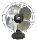 Antique 10  Chronemaster Aircraft Art Deco Vintage Electric Fan  Runs Wall Mount