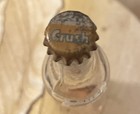 Vintage Miniature 3  Glass Orange Crush Bottle With Bottle Cap  
