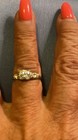 18k White Gold Round White  Diamond Prong Engagement Ring Women Size 5