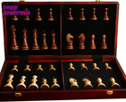 Extra Large Solid Walnut Wooden Chess Set With 2 Extra Queen Pieces King  20 