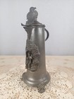 Antique Pewter Beer Stein Tankard From 1713 Height 10 In
