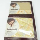 Vintage Double Sheet Springmaid Wondercale Oasis No Iron Percale New Flat Fitted