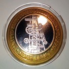 Reno Nevada Silver Legacy Casino Gaming Token Coin  999 Fine Silver  10 Dollar