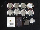 Lord Of The Rings Promo Fellowship Keyring Hobbit Bilbo Acorn 10 Button Tolkien
