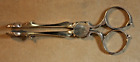 English 18th C  Georgian Sterling Sugar Scissor Sugar Tongs   Lon  John Robins 