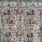 Vintage Indo-persian Kalamkari Palampore Block Print Textile