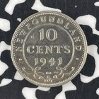 1941-c Newfoundland 10 Cents Lot f3923 Silver 