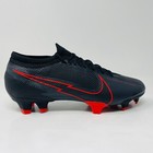 Nike Mercurial Vapor 13 Pro Fg Mens Size 6 5 Soccer Cleats Black red At7901-060