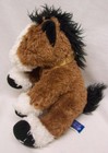 Russ Shining Stars Black  Brown   White Horse 8  Plush Stuffed Animal Toy