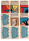 1966 Batman  Card Lot Red  Blue   Bat Laffs Series  41 Cards 