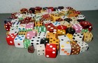 Lot Of 100    Mixed Vintage Dice-casino-games-etc   See Photos 