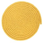 Super Soft 3 Strand Twisted Cotton Rope Gold 1 4 Inch X 10 Feet