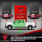 6  Running Boards For 2019-2026 Silverado sierra Crew Cab Nerf Bars Side Steps