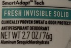  2  Degree Unlimited - Fresh Invisible Solid - Antiperspirant Deodorant  - 2 7oz