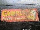 Authentic Original Camel Cigarette Tin Advertising Distressed Sign