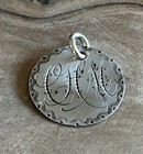 1800   s  Love Token Engraved Apple Chm C H M Initials Us Coin 1884