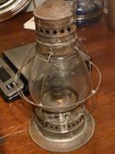 Pre-civil War 1854 George Peugeot Buffalo Ny Fixed Globe Lantern  Rare Antique 