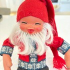 Vintage Arne Hasle Norwegian Christmas Elf Gnome 11  Latex Doll W  Beard