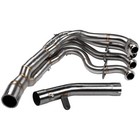 Full Exhaust System Link Pipe Front Tube For Kawasaki Ninja Zx6r Zx636 2009-2023