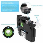 5 Pk For Brother P-touch Tze-231 Tz-231 12mm Black On White Label Maker Tape