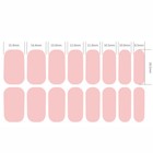 Diy Manicure 3d Glossy Foil 16tips Glitter Nail Sticker Full Cover Wraps Diy