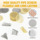 100 Stainless Steel Pipe Screens 1 2 Inch Metal Filters For Smoking Pipes