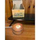 Vintage Wood Light Base Display Stand 4  Round Illuminated