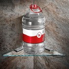 2-pack Glass Shelves Wall Mounted Corner Shower Shelf Bathroom Tempered Glass   