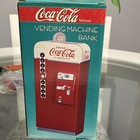 Coca-cola 1995 Vintage Cast Metal Vending Machine Coin Bank