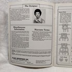 Rare Vtg 1979 Macrame Purse News Vol 1 Clutch Purse Projects Plaid Book   7332