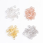 Spring Rings Sterling Silver 925 Open Ring Clasps 5mm Findings Diy Repair Chain