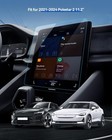 Car Screen Protector Tempered Glass For Polestar 2 2021   2025 Infotainment Film