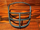 1970s Used Schutt Game Football Helmet Facemask Jop Worn Royal Blue Red Dot Nice
